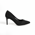 N277-3 Pantofi eleganți cu vârf ascuțit și toc stiletto pentru femei – bej