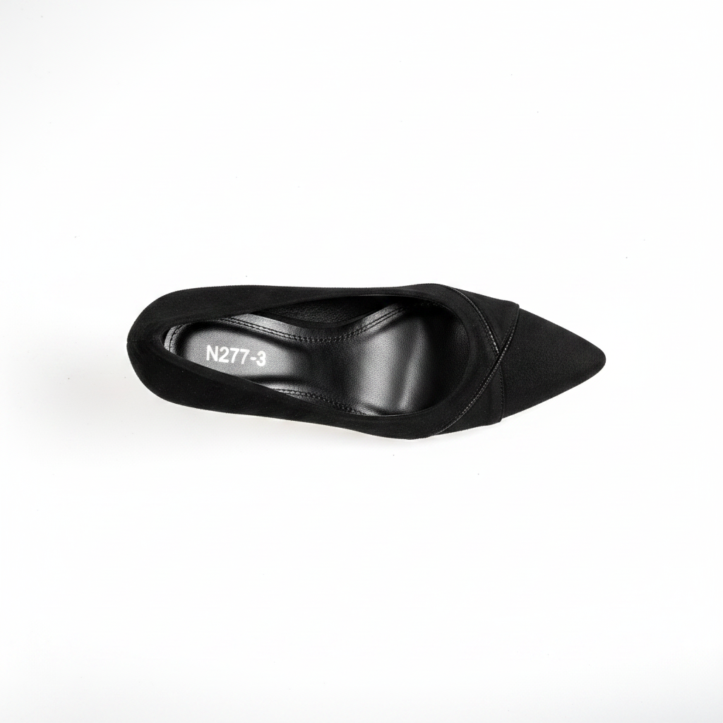 N277-3 Pantofi eleganți cu vârf ascuțit și toc stiletto pentru femei – bej