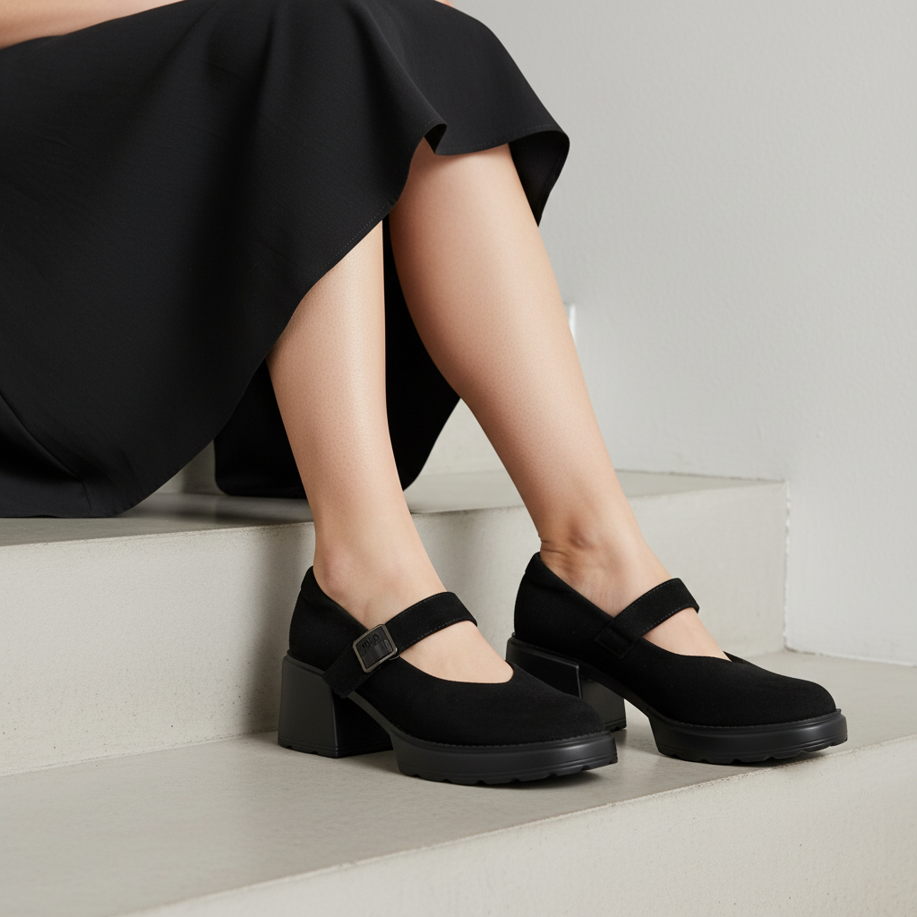 N294-3 Pantofi eleganți pentru femei, cu vârf ascuțit și toc mic – bej