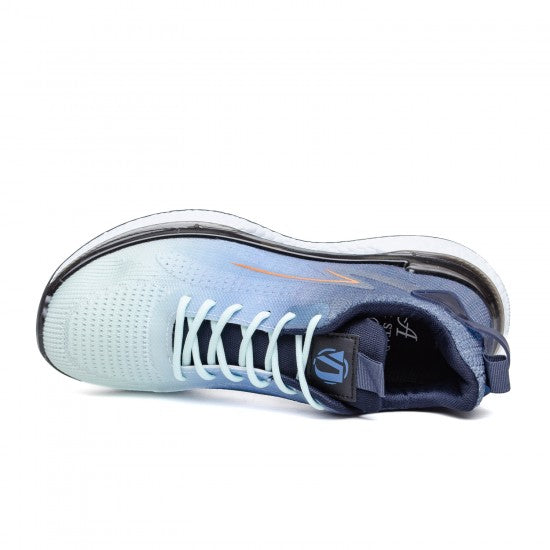 W164210 Adidași urbani cu talpă joasă pentru bărbați – Albastru