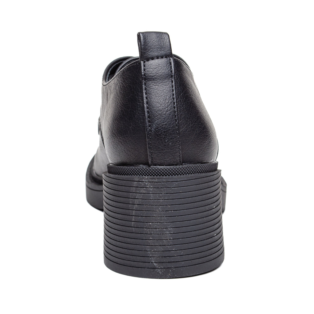 W587010 Černé dámské boty na vysokém podpatku