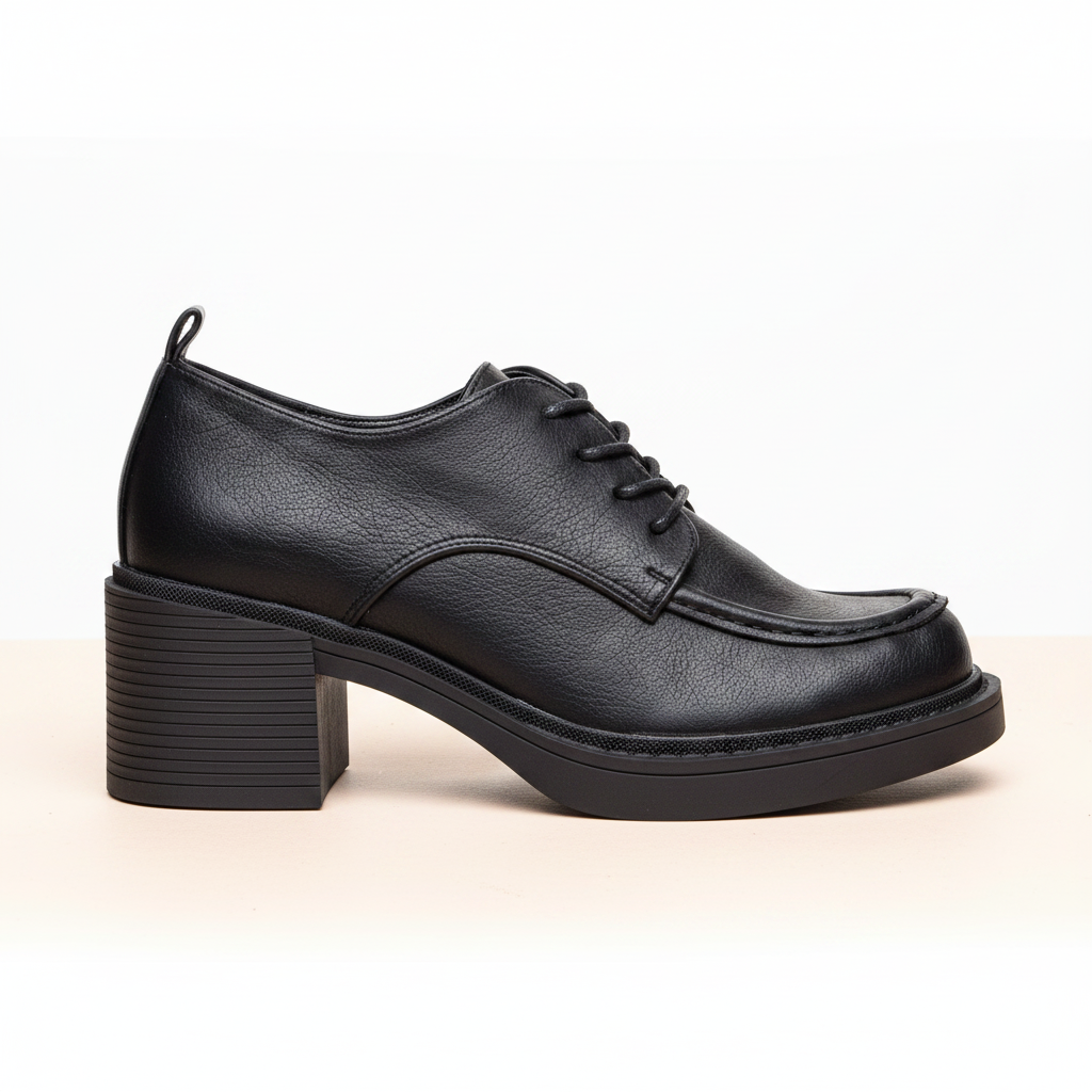 W587010 Pantofi cu toc înalt pentru femei, negri