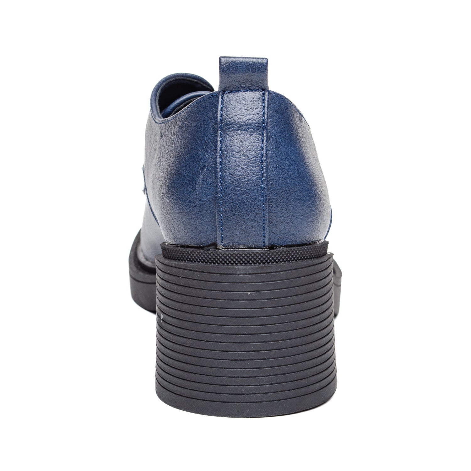 W587010 Dámské boty s vysokým podpatkem v námořnické modré barvě