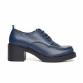 W587010 Navy női magas sarkú cipő