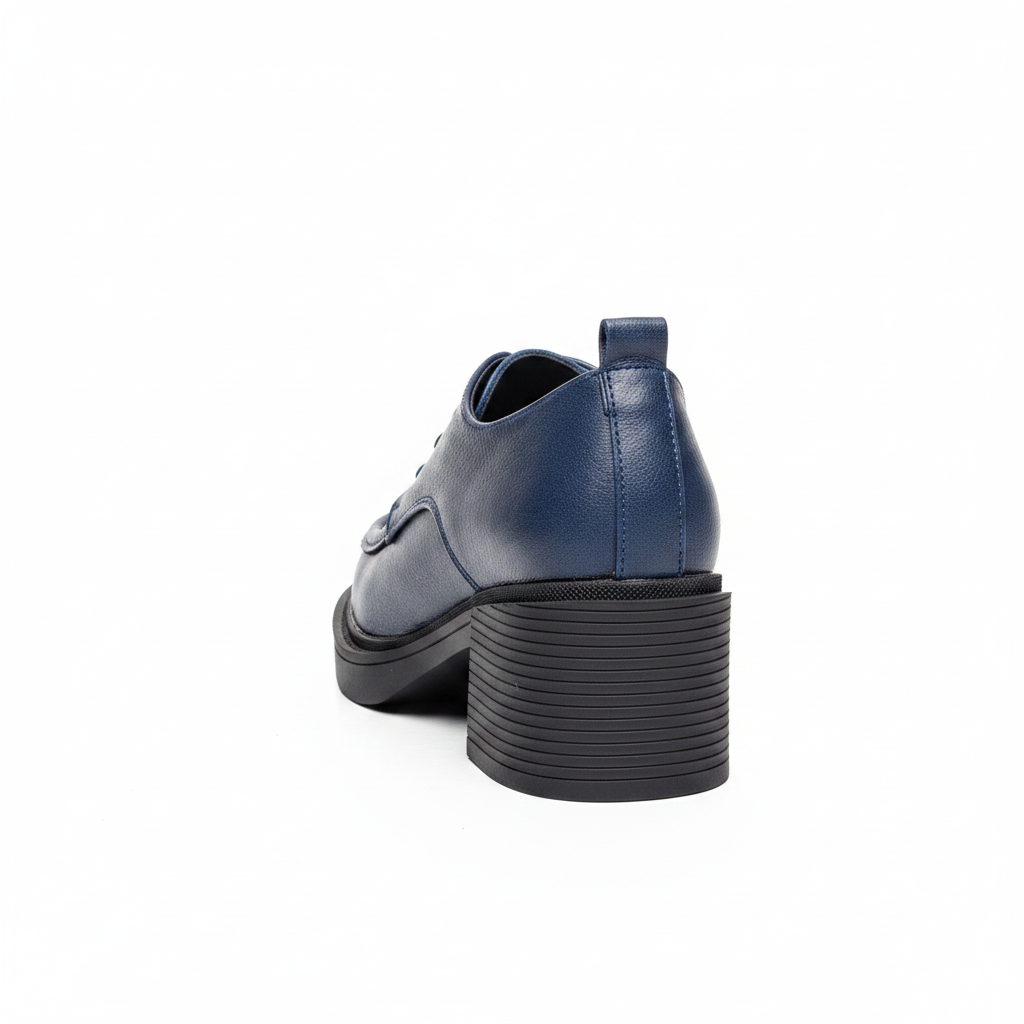 W587010 Navy női magas sarkú cipő