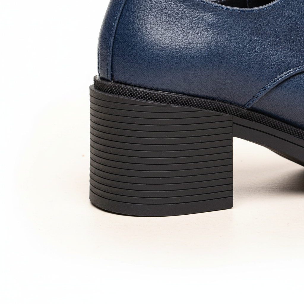 W587010 Navy női magas sarkú cipő