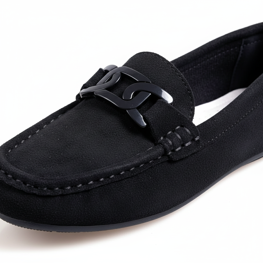A5618-1 Černé elegantní dámské boty na každodenní nošení