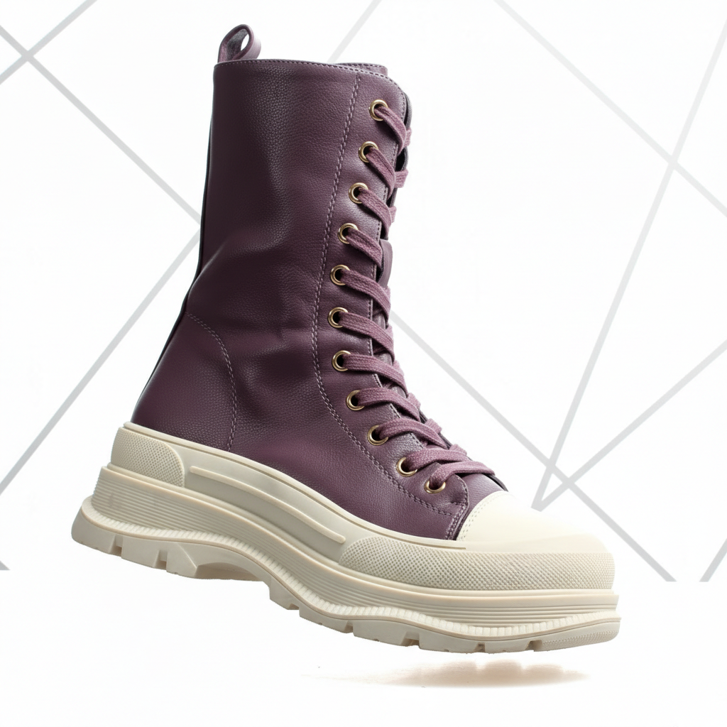 0127-5 Purple Women's Boots