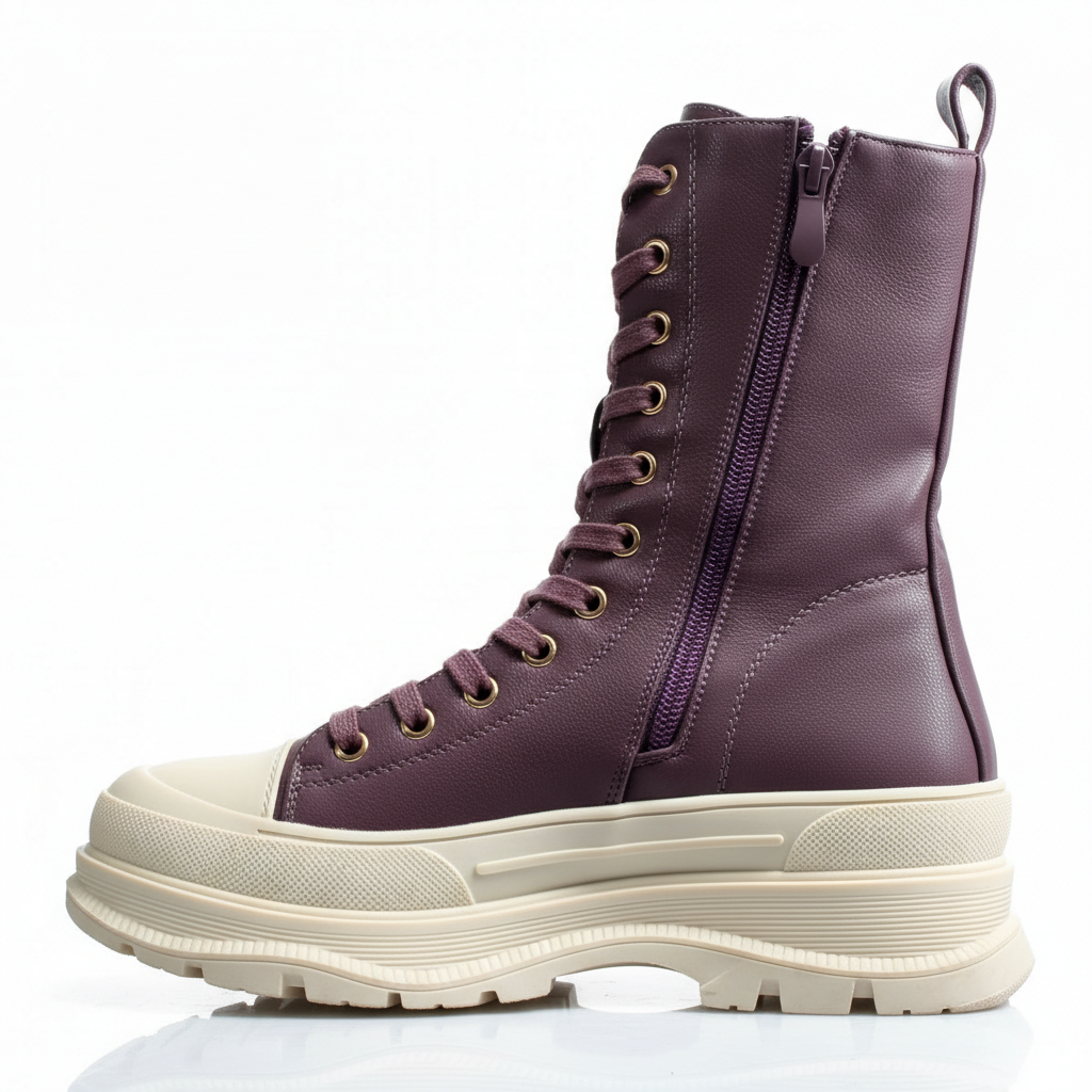 0127-5 Purple Women's Boots