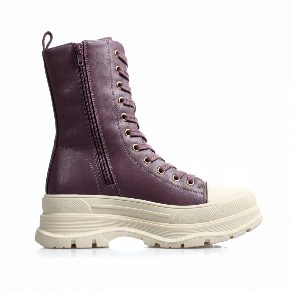 0127-5 Purple Women's Boots