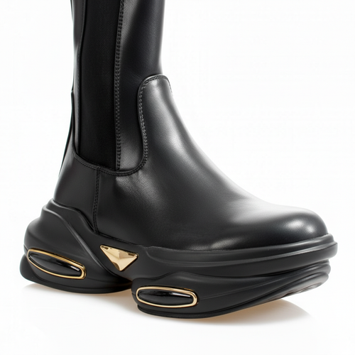 0314-1 Czarne damskie buty