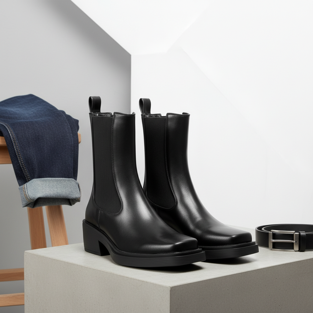 0320-1 Black Women's Boots