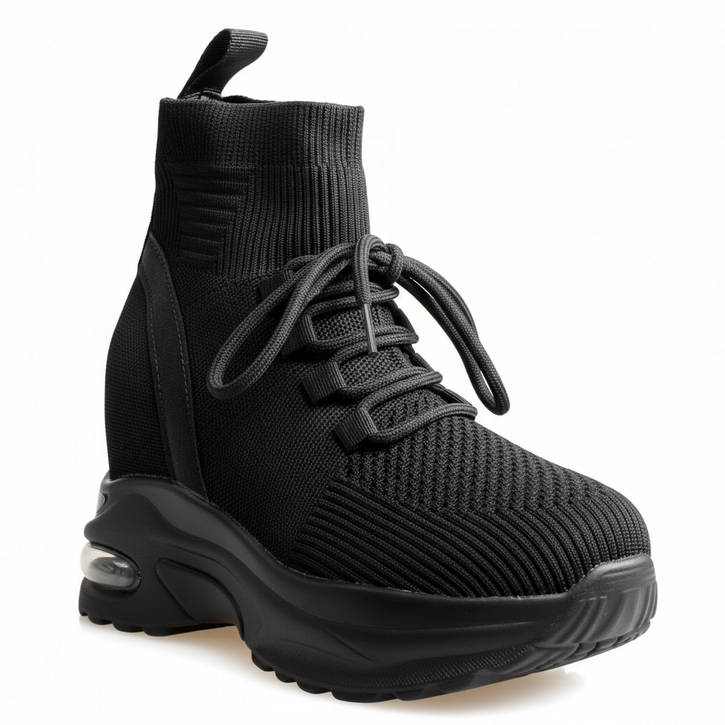 3702 Black Women's Sneakers