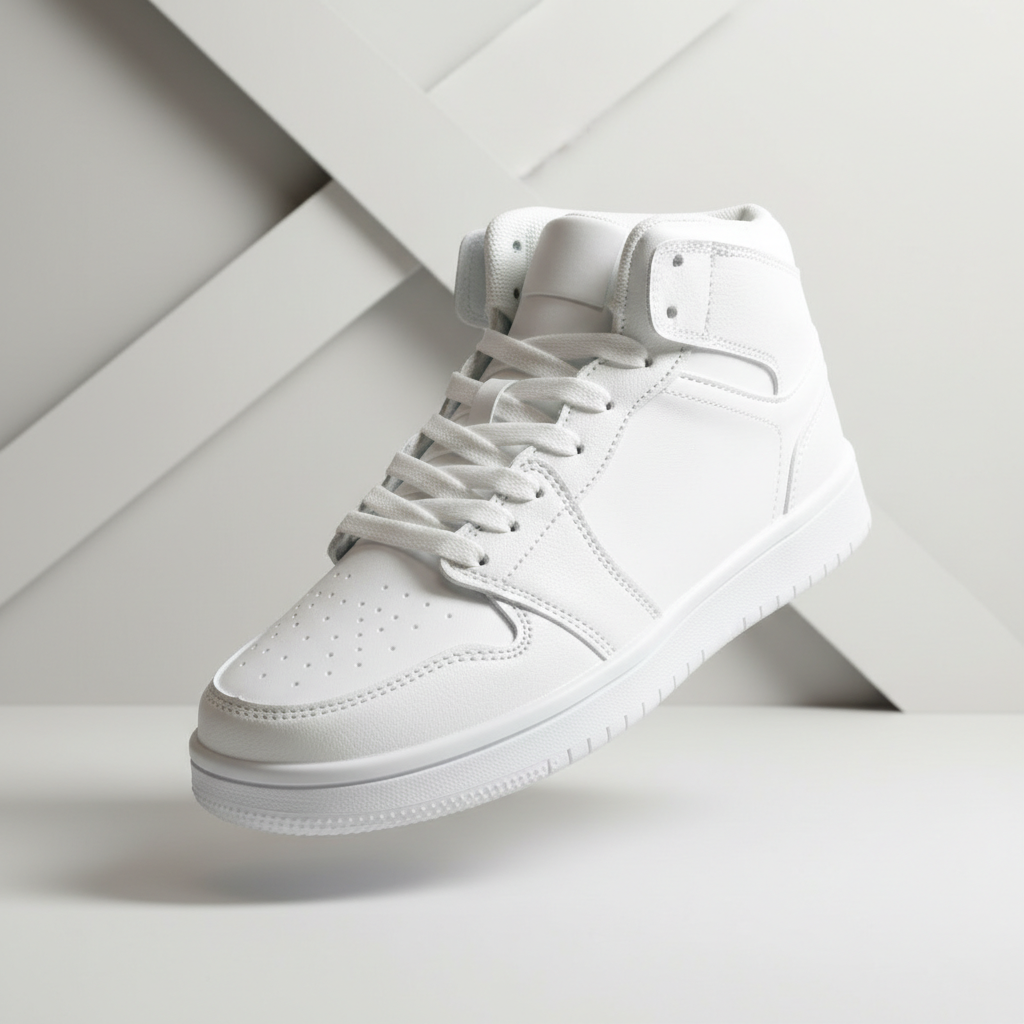 4090-2 White Women's Sneakers