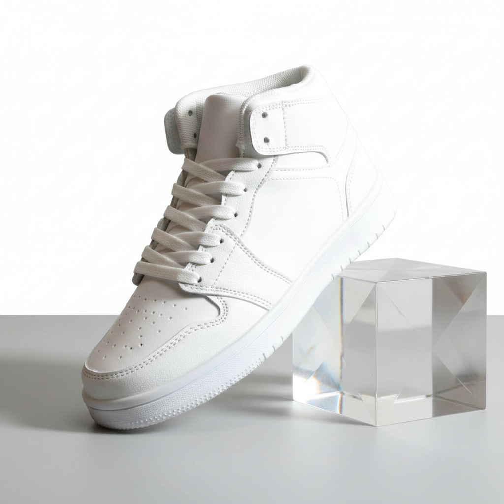 4090-2 White Women's Sneakers