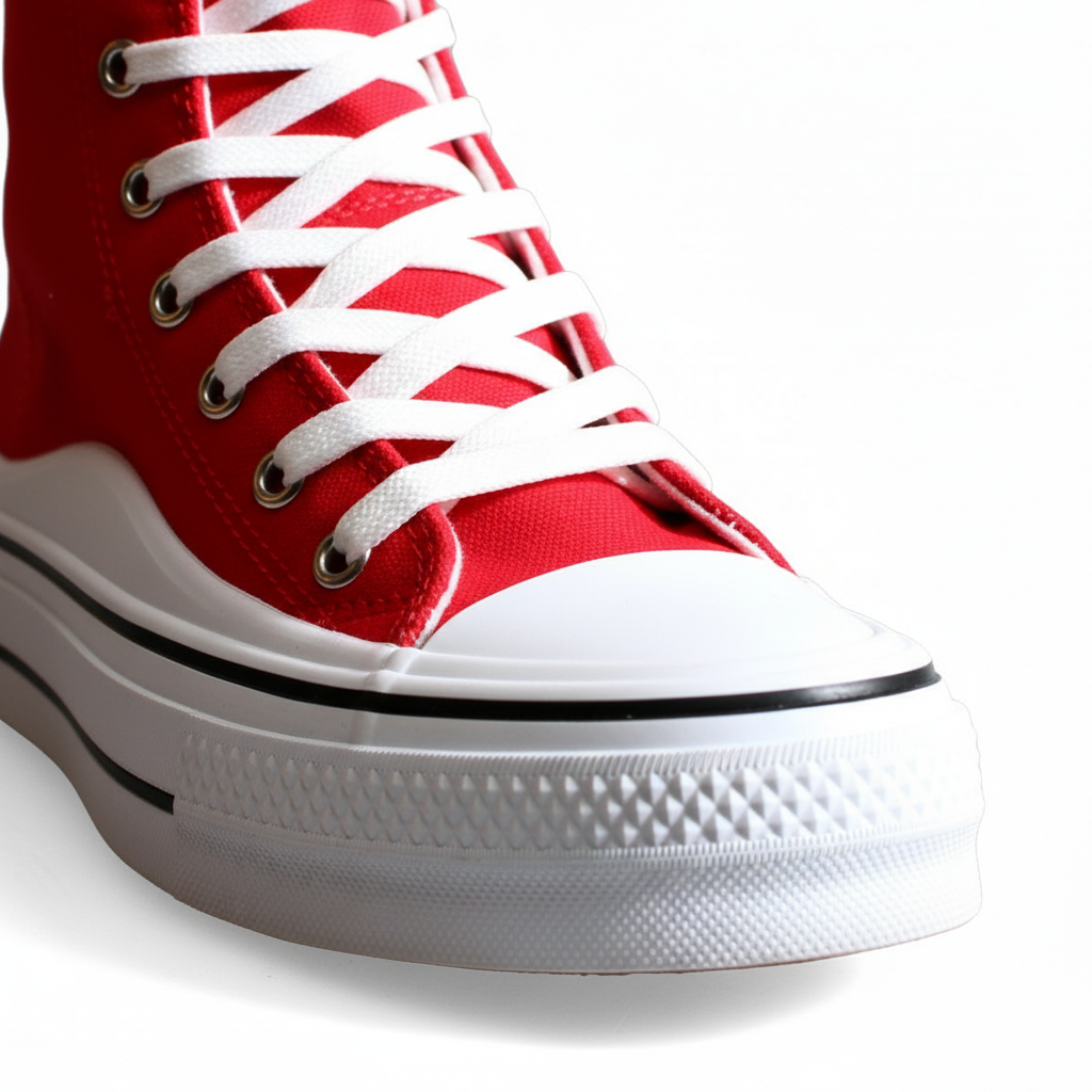 6610-6 Piros női tornacipő