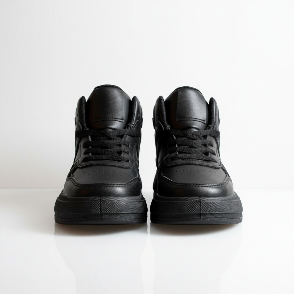 A-058-53 Fekete női tornacipő