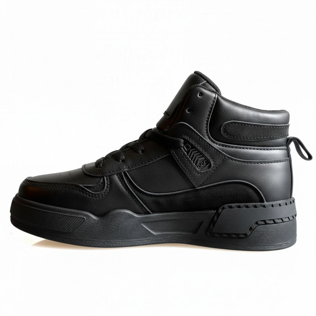 A-058-53 Fekete női tornacipő