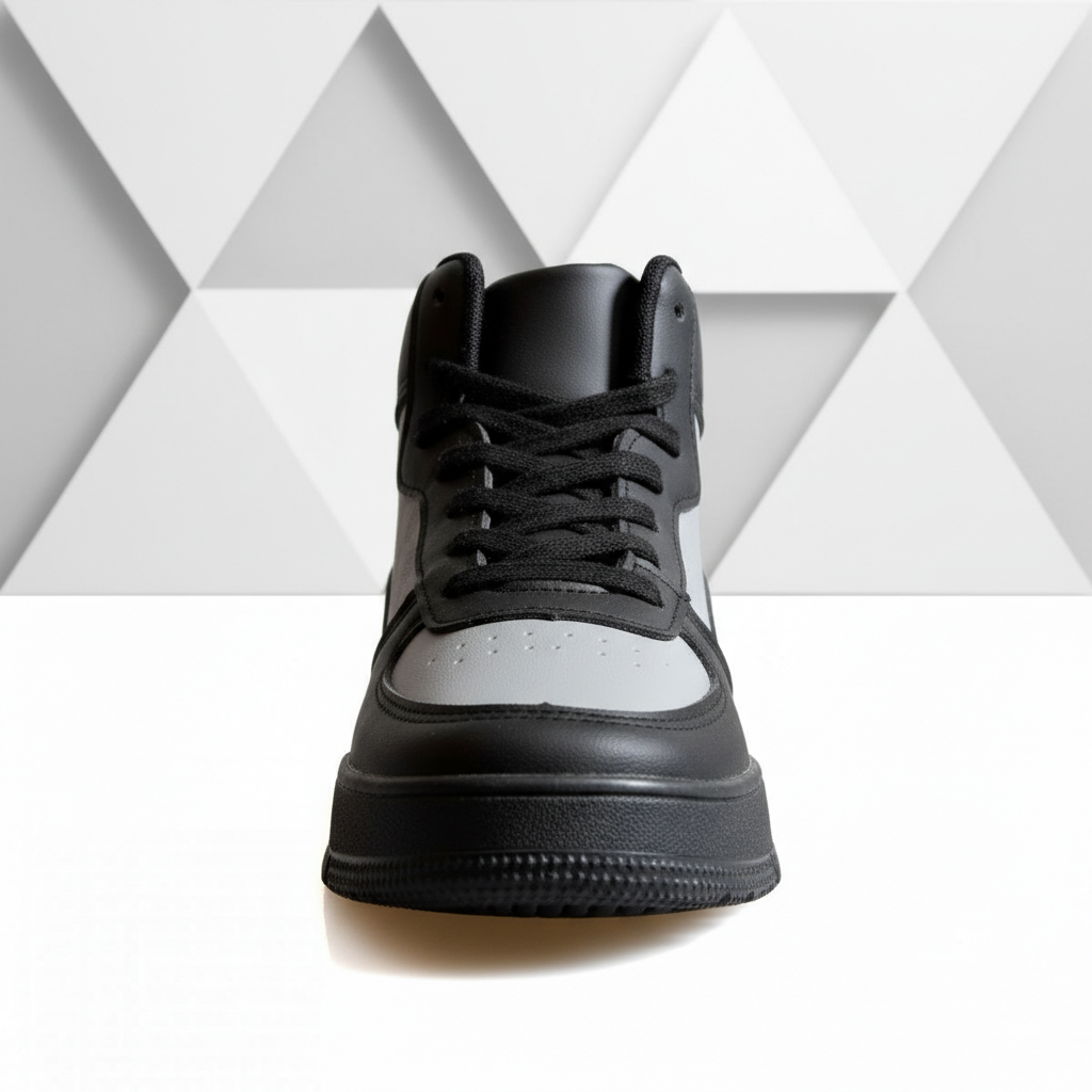 A-066-72 Szürke/fekete női tornacipő