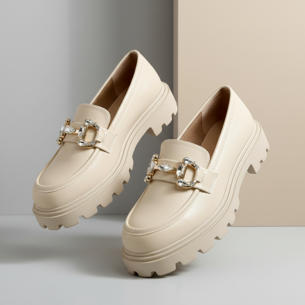 A2386-2 Béžové dámské volnočasové boty