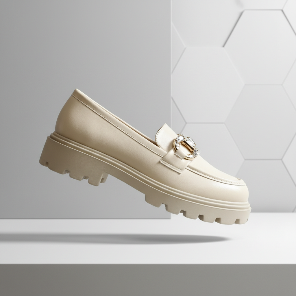 A2386-2 Béžové dámské volnočasové boty