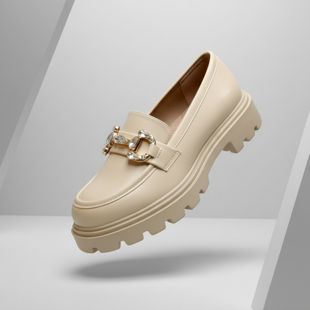 A2386-2 Béžové dámské volnočasové boty