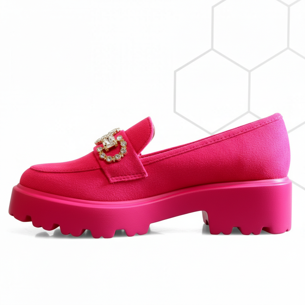 A5617-2 Fuchsiové dámské volnočasové boty