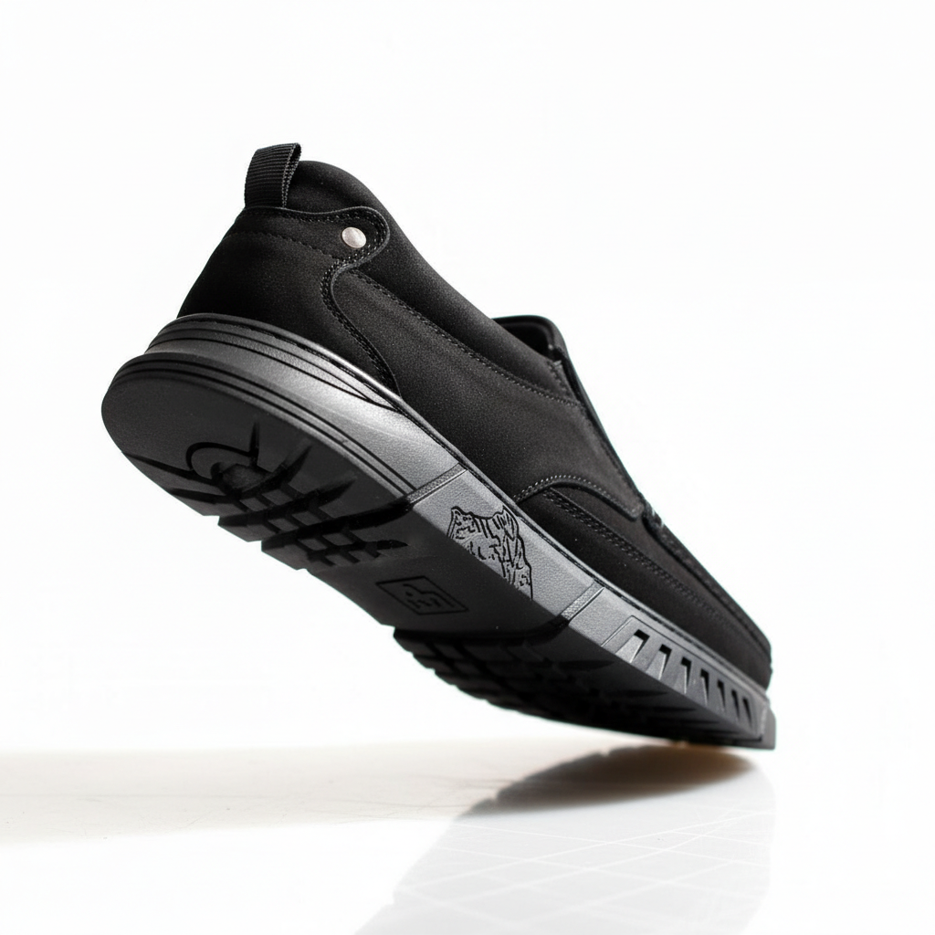 1001 Black Nabuck Men's Shoes