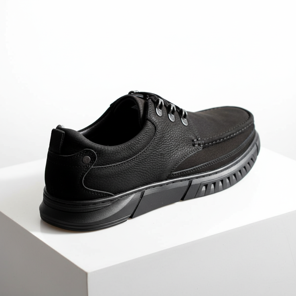 1002 Black Nabuk Men's Shoes