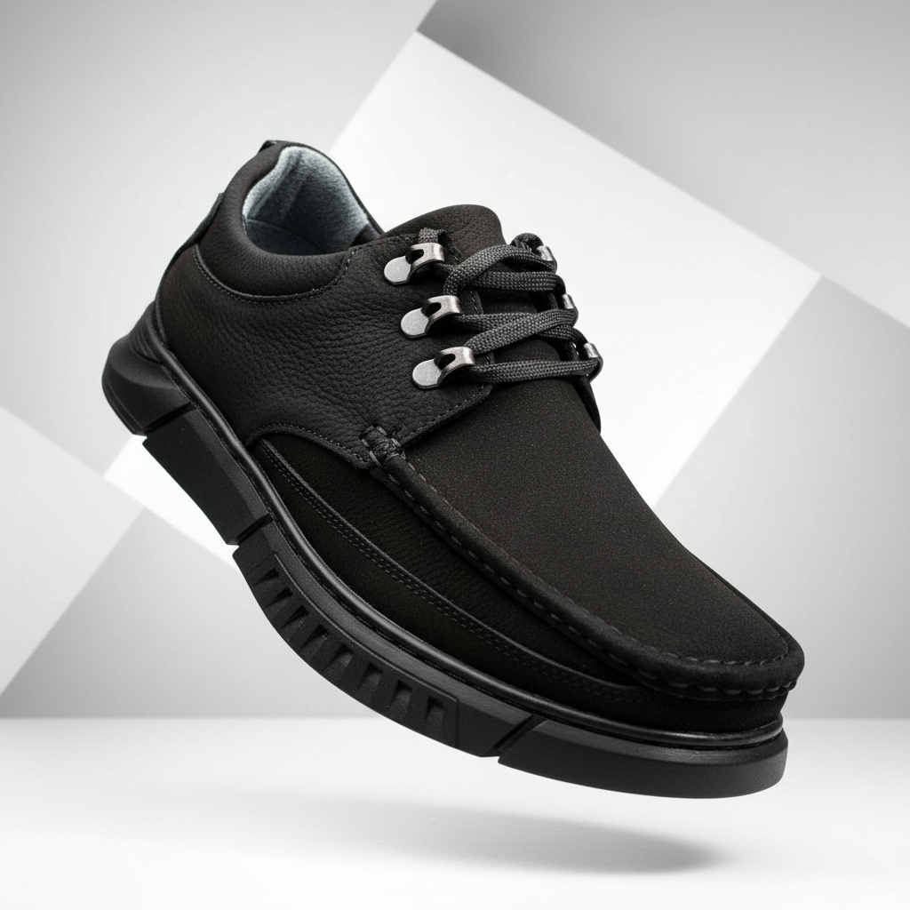 1002 Black Nabuk Men's Shoes