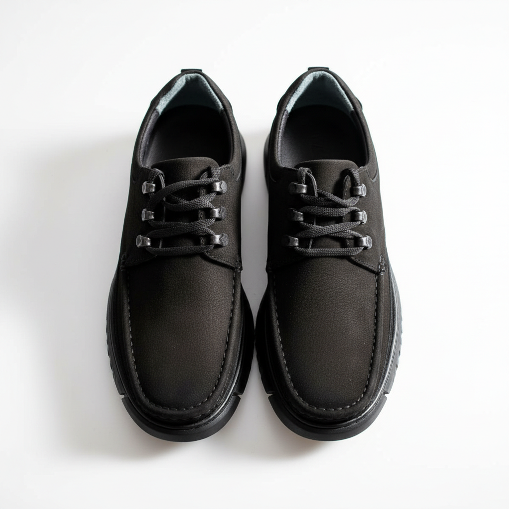 1002 Black Nabuk Men's Shoes