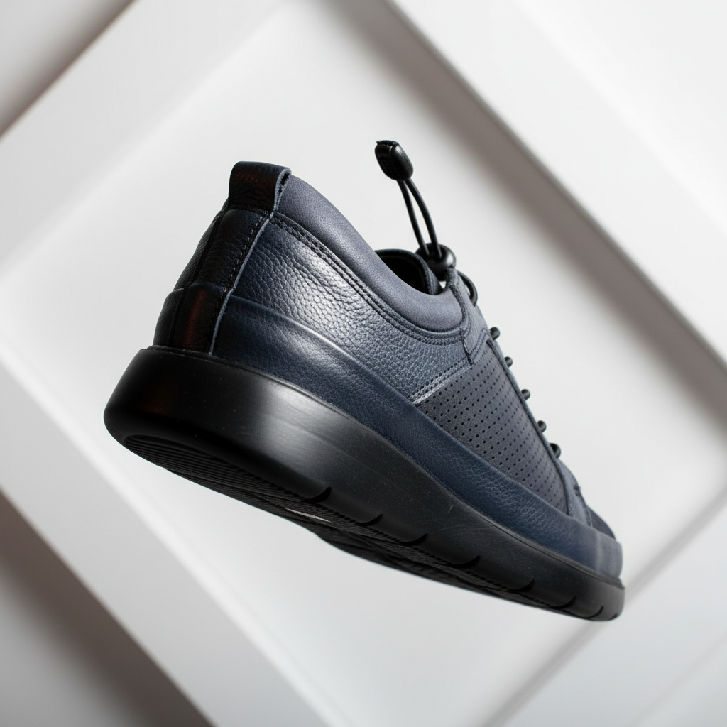 634013 Pánské boty v tmavě modré barvě