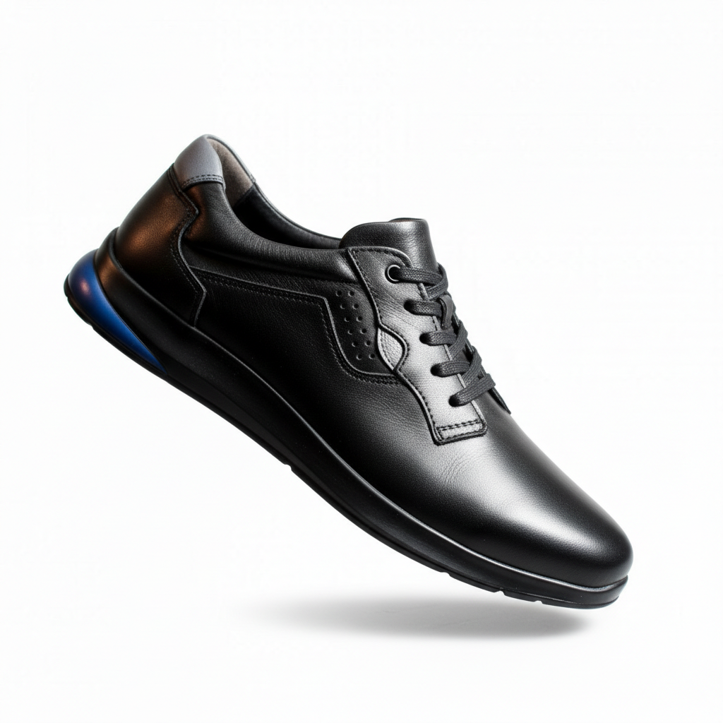 673005 Fekete férfi cipő