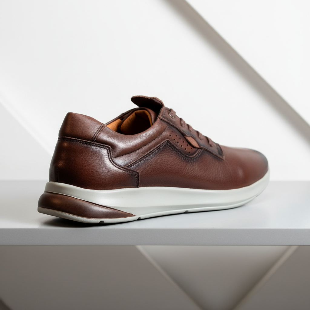 673005 Barna férfi cipő