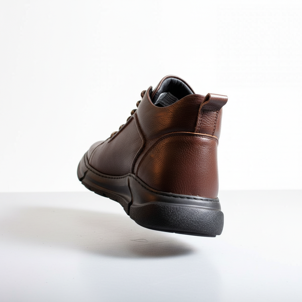 706002 Kávé színű férfi cipő