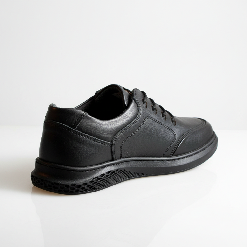 707008 Fekete férfi cipő