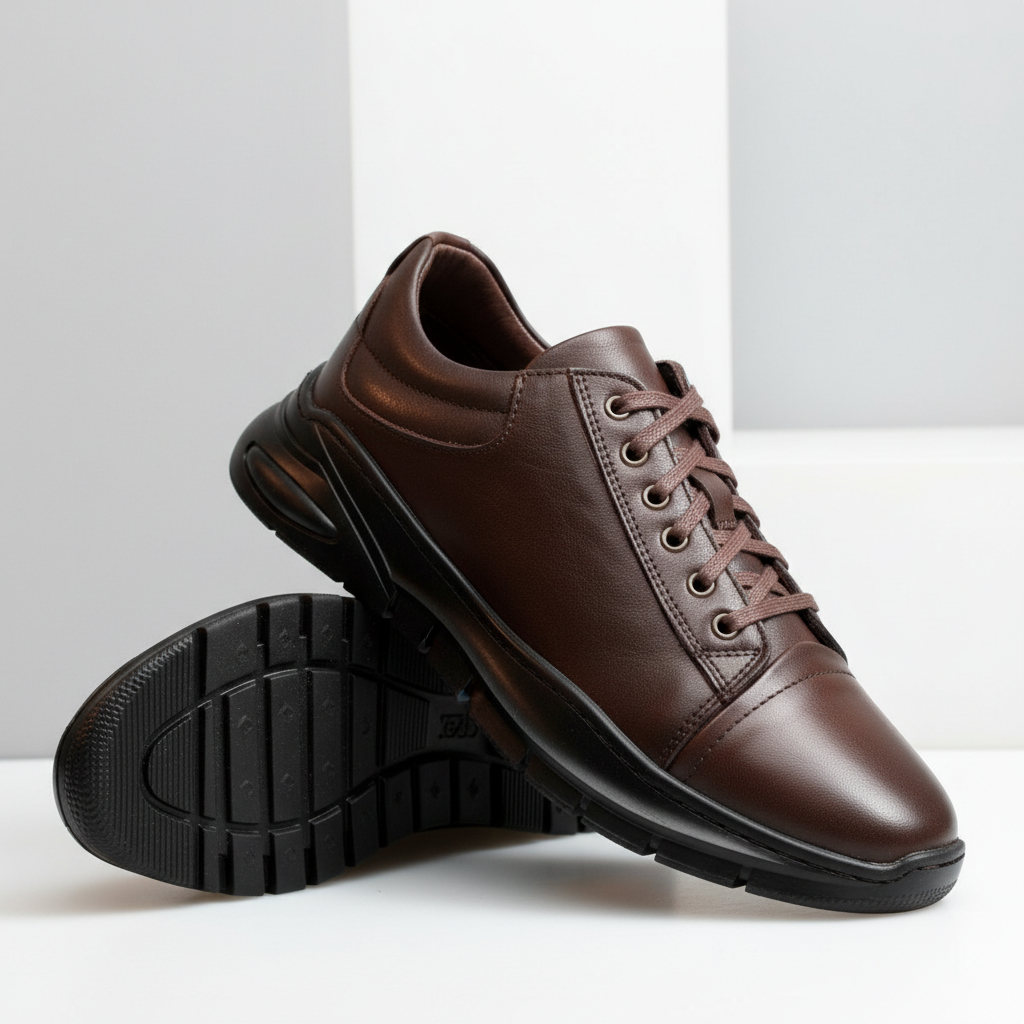 745004 Pantofi maro pentru bărbați