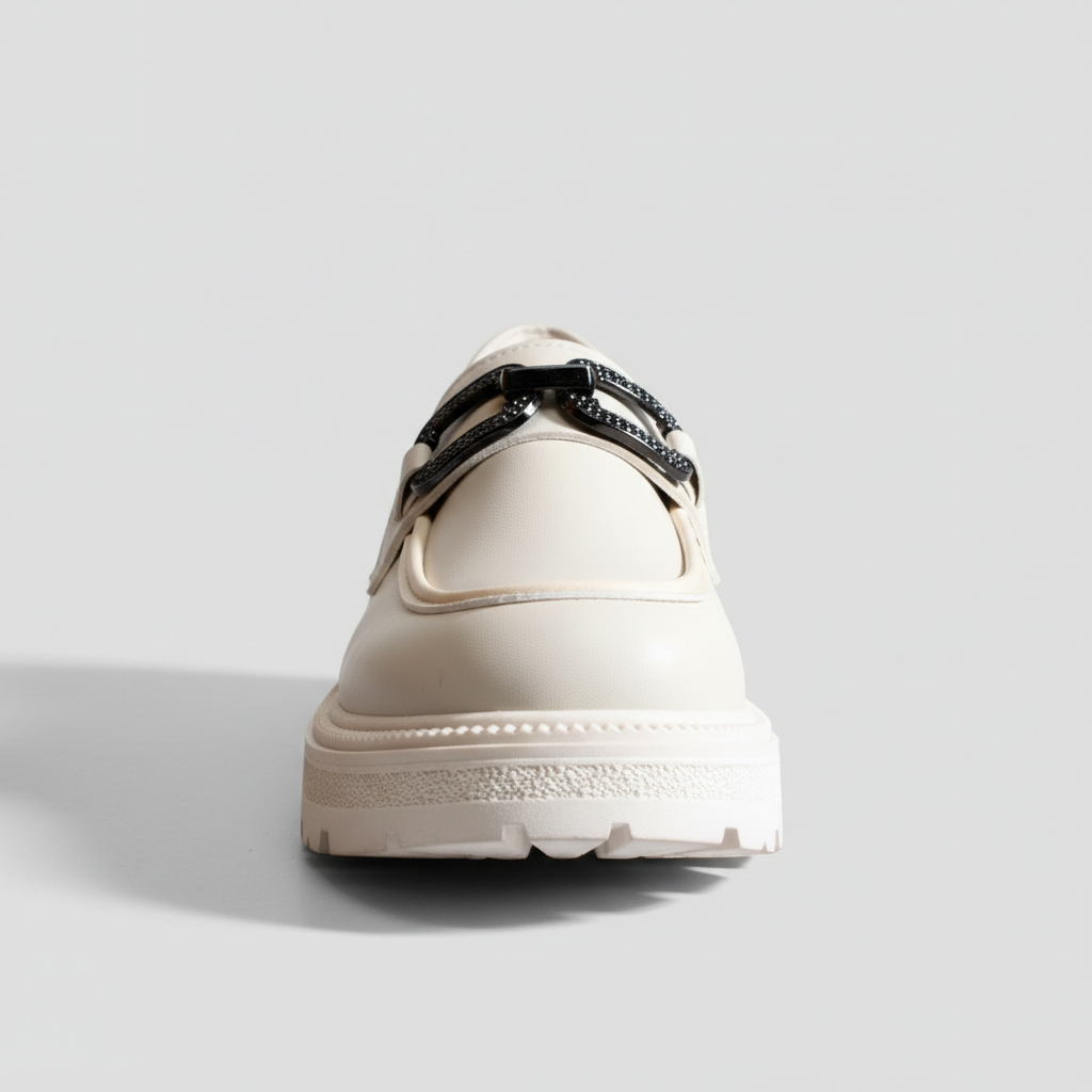 JK-970 Béžové dámské volnočasové boty