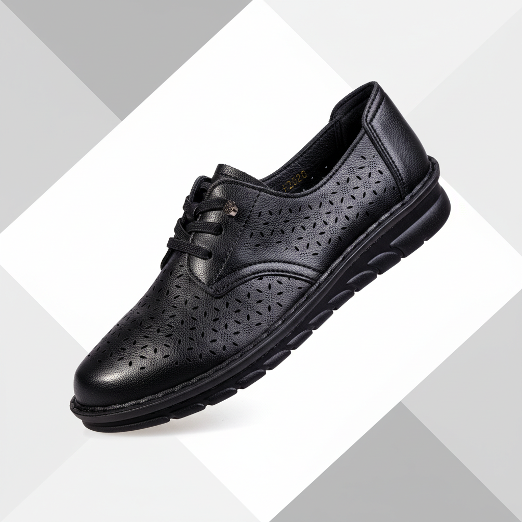 K280-1 Black – Women’s Lightweight Textile Everyday Shoes