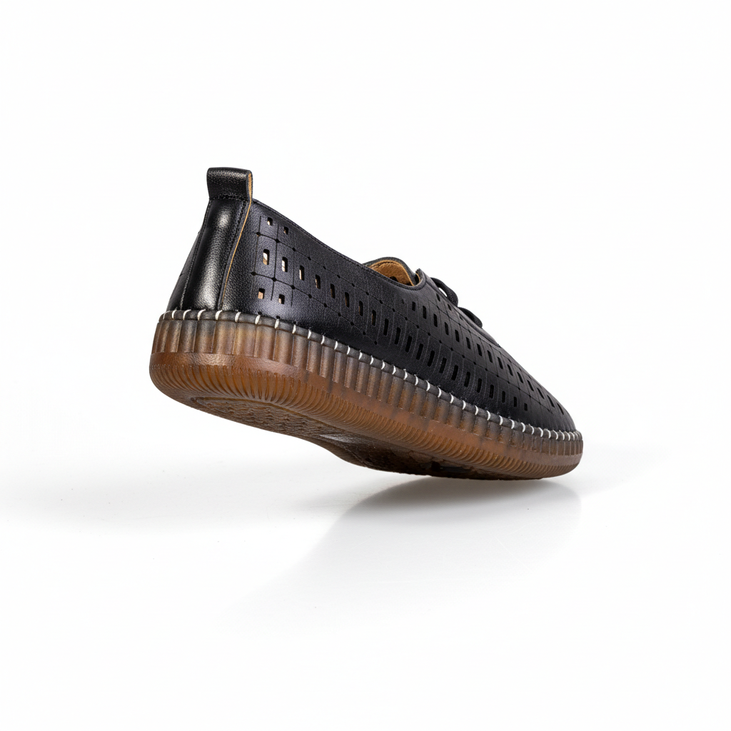 S567-1 Black – Women’s Lightweight Textile Everyday Shoes