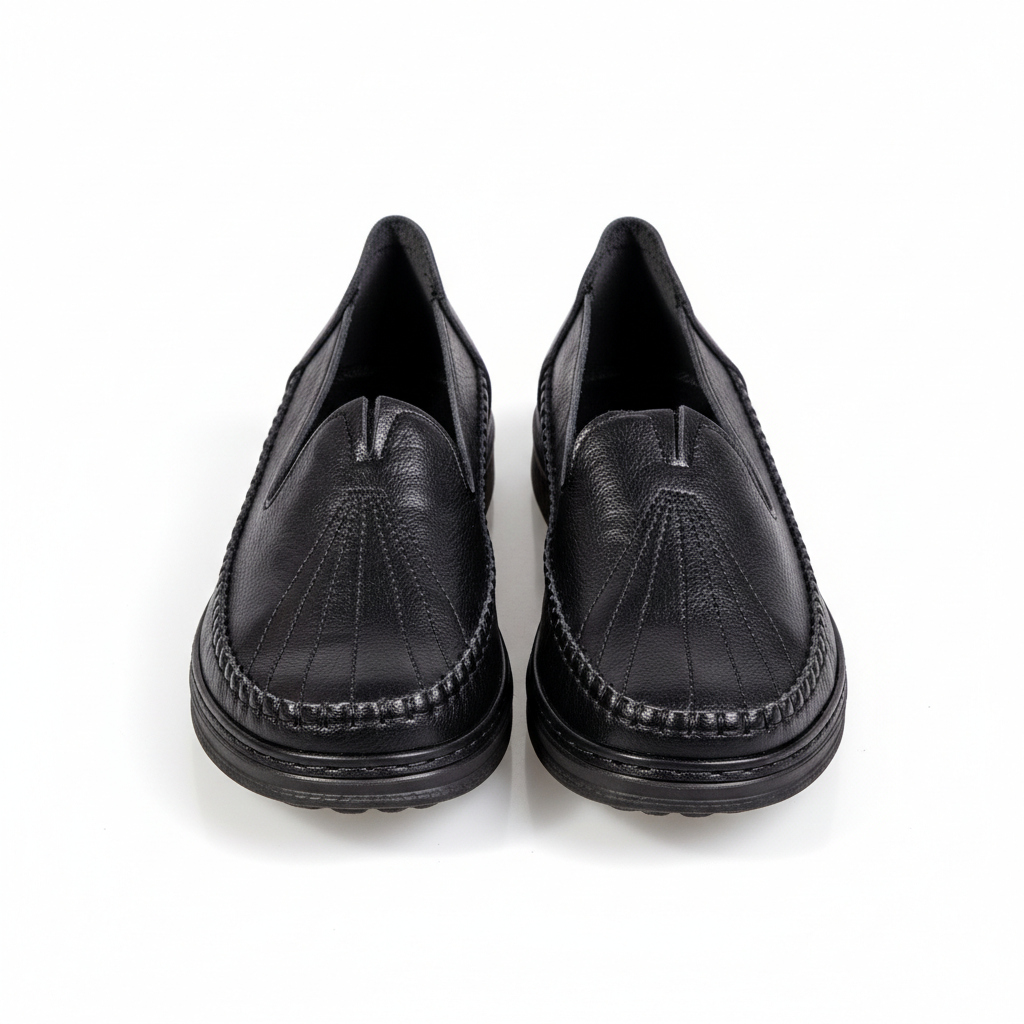 K350-1 Black – Stylish Women’s Lightweight Textile Everyday Shoes