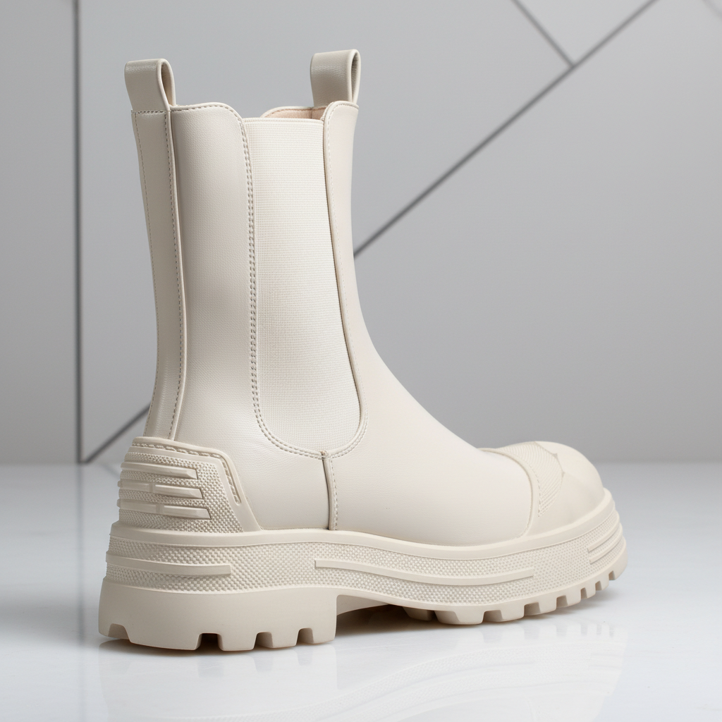 0312-2 Beige – Stylish Women’s Ankle Boots