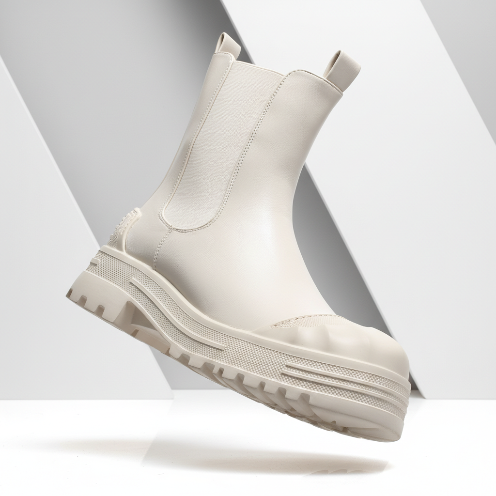 0312-2 Beige – Stylish Women’s Ankle Boots