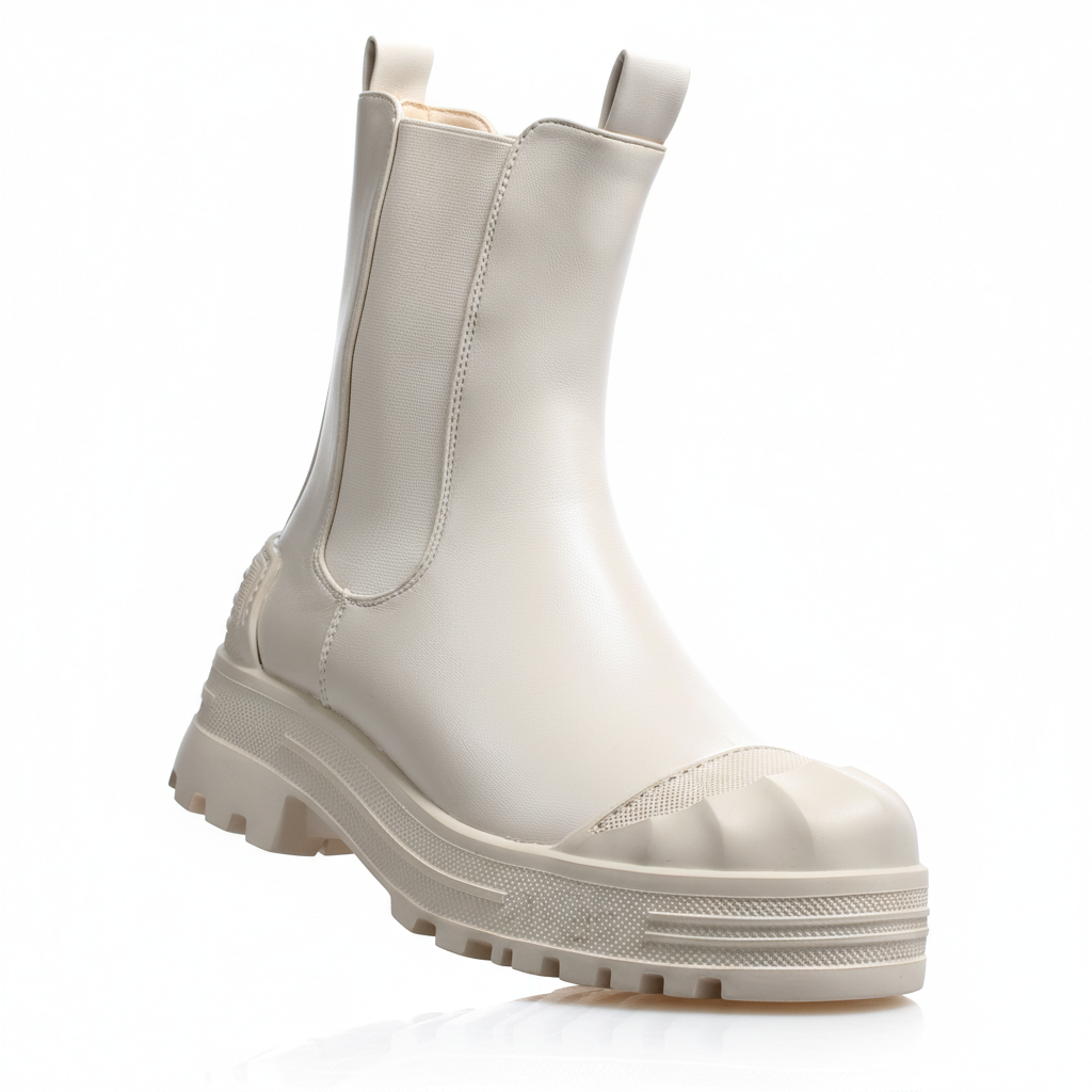 0312-2 Beige – Stylish Women’s Ankle Boots