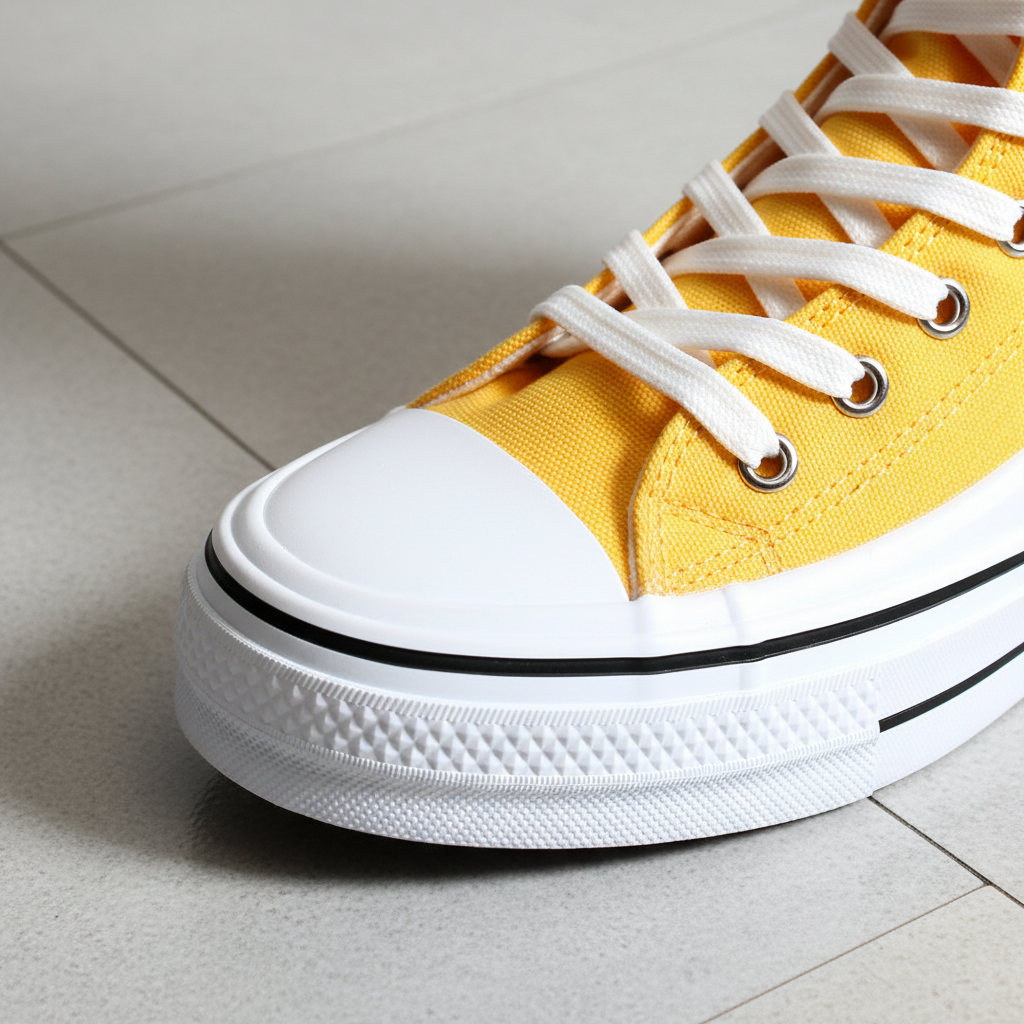 6610-1 Žlutá – Živé dámské vysoké tenisky