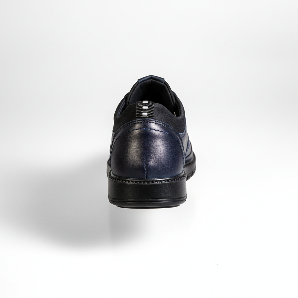 621005 Blue Genuine Leather Men’s Shoes