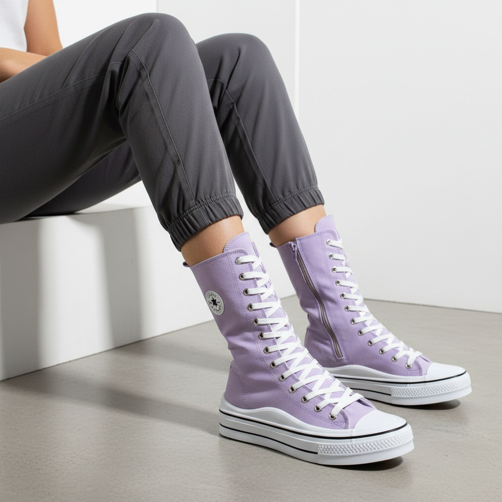 6610-2 Vijolične ženske superge